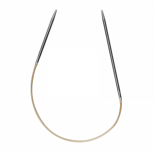 Addi Circular Knitting Needle 40 CM Brass Tip Gold Cable 